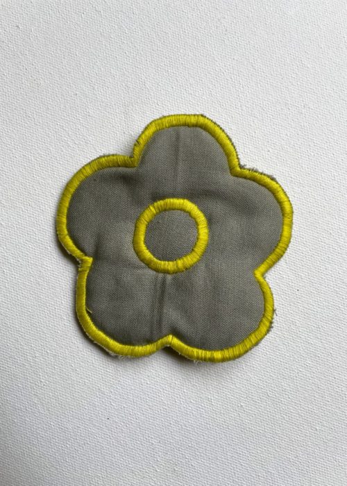 Grey Flower Hairpin