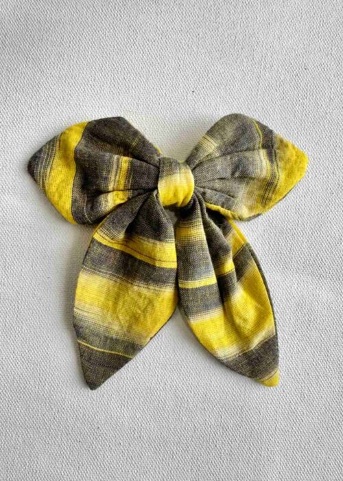 Ikat Yellow Clip