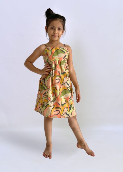 Abstract Floric Dress
