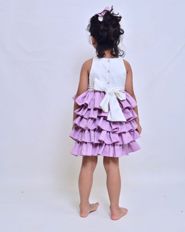 Busy Bee Ruffle Dress - Image 3