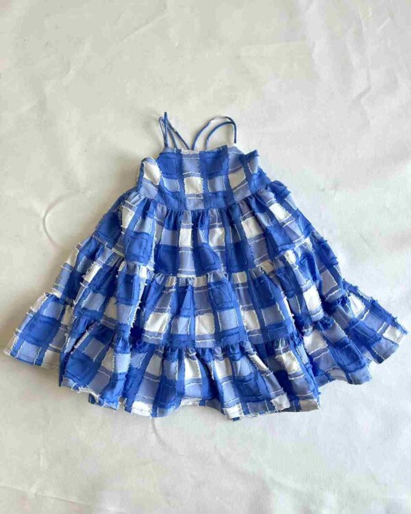 Cool Checkered Spaghetti Dress - Image 6